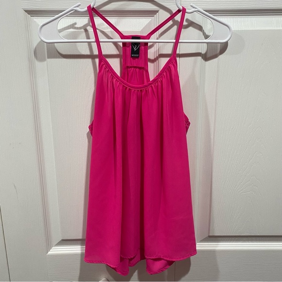 WINDSOR Women’s Spaghetti-Strap Tank Top Blouse - hot pink, size S - Picture 1 of 3